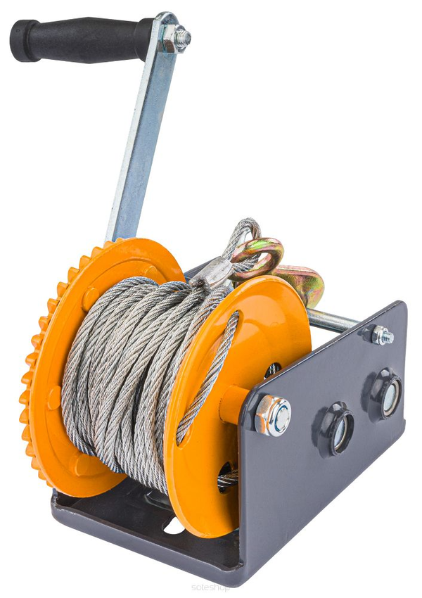 Troliu cu cablu manual 1133kg 10m PM-WRC-1133T , Powermat PM1268