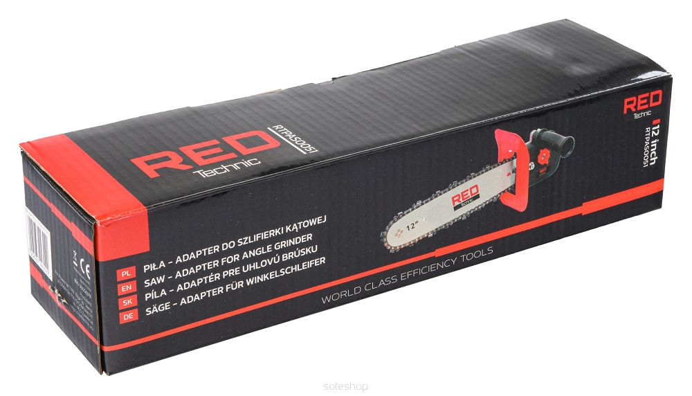 Adaptor tip drujba pentru flex , pentru polizor unghiular , 30 cm , Red Technic RTPAS0051