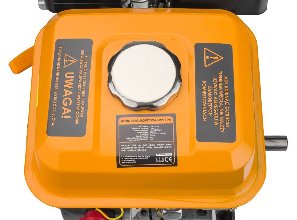 Motor cu ardere interna 196cc, 7CP PM-SSP-720T , Powermat PM1233 - imaginea 2