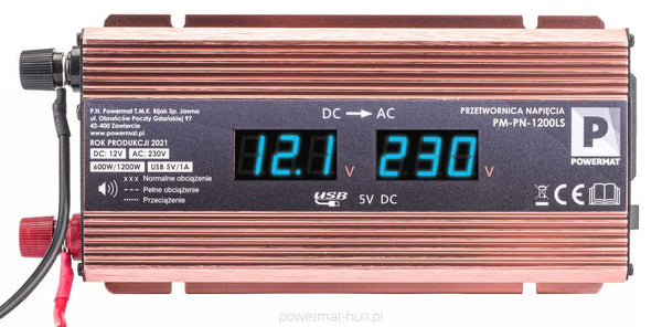 Convertor de tensiune LCD 12V 1200W PM-PN-1200LS , Powermat PM1062