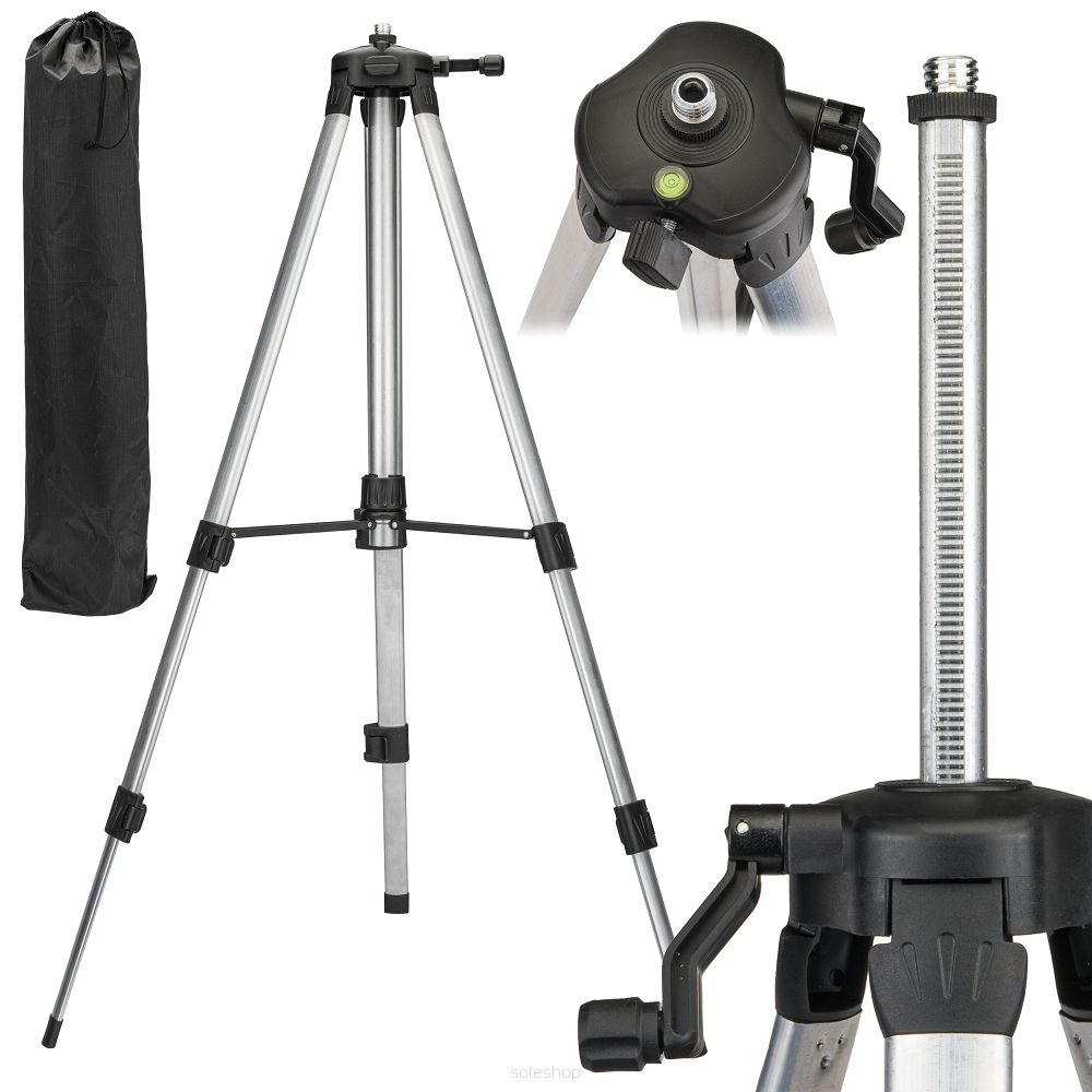 Suport trepied pentru nivela laser sau camera 1,5m , Redtechnic RTSPLK0038