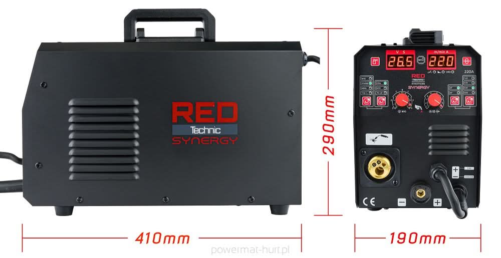 Aparat de sudura migomat MIG MAG MMA LIFT-TIG , Redtechnic RTMSTF0086 - imaginea 5