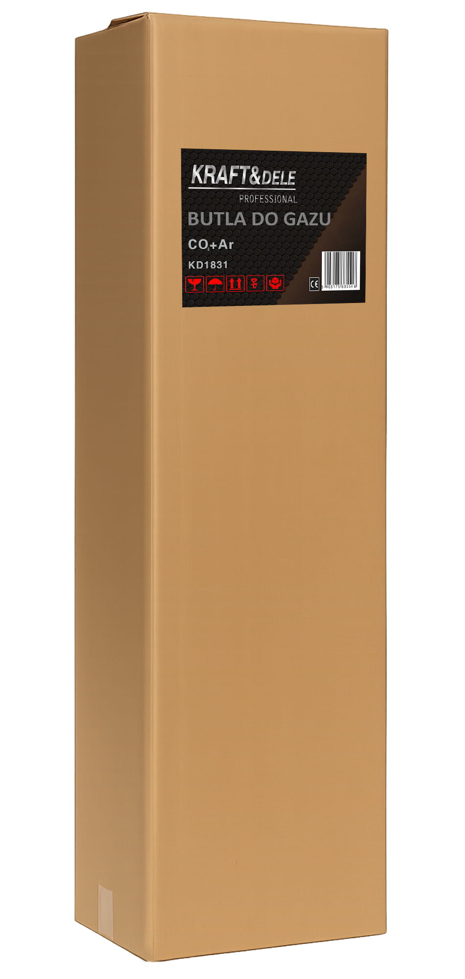 Butelie de Gaz AR CO2 8L, Kraft&Dele KD1831