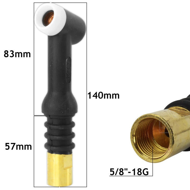 Cap Pistolet Flexibil Tig Sr-26 Racit Cu Aer