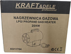 Tun de Caldura pe Gaz 20kw, Kraft&Dele KD11704