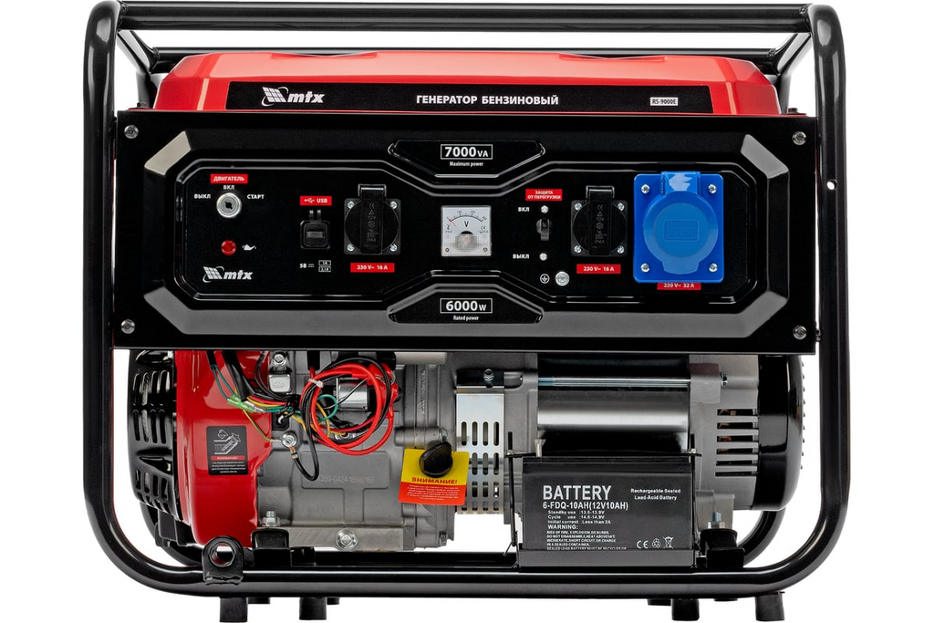 Generator pe benzina RS-9000E, 7 kW, 230V, pornire la cheie // MTX 946165