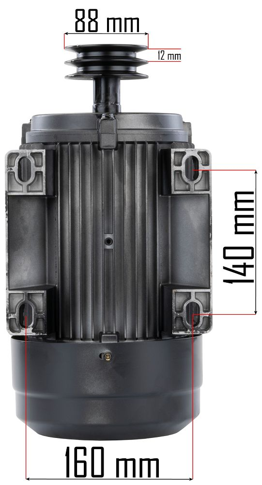 Motor electric 3kw , 2800rpm , Powermat PM-KO-100T-150T-200T-380V-SI - imaginea 4