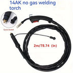 Pistolet de sudura fara gaz, pentru flux , cablu 2m MIG MAG 150A