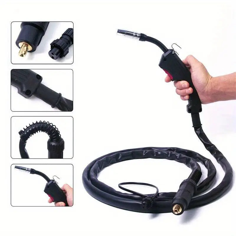 Pistolet de sudura fara gaz, pentru flux , cablu 2m MIG MAG 150A - imaginea 3