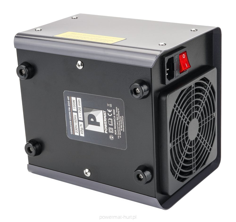 Generator de ozon , 60g/h | 60.000 mg/h PM-GOZ-60T , Powermat PM1173 - imaginea 3