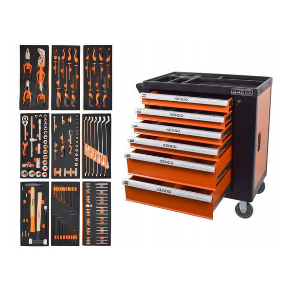 Dulap De Scule Profesional Cu 6 Sertare, 144 Buc