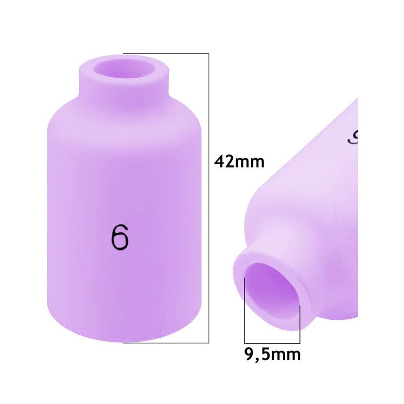 Duza Gaz Ceramica Pentru Lentila De Gaz Nr.6