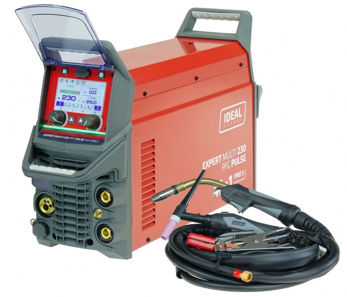Aparat de sudura Expert Multi 230 PFC Pulse 4 in 1 AC / DC Pro5 Ideal EXMULTI230V2
