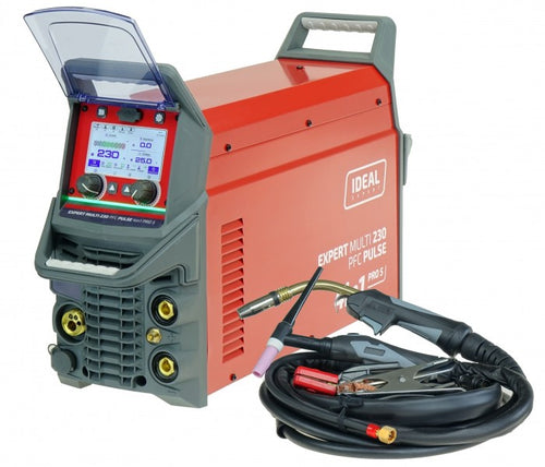 Aparat de sudura Expert Multi 230 PFC Pulse 4 in 1 AC / DC Pro5 Ideal EXMULTI230V2