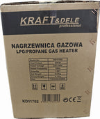 Tun de Caldura pe Gaz 60kw ,display Temperatura Programabil, cu Reductor Inclus, Kraft&Dele KD11702