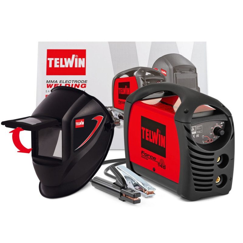 Aparat de sudura tip Invertor , MMA , Force 145 + Masca Sudura Tiger Telwin