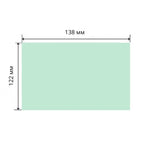 Geam Plastic Protectie Exterioara 138x122mm