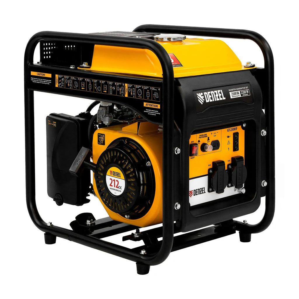 Generator cu invertor GT-2500iF, 2,5 kW, 230 V, carcasa deschisa, pornire manuala Denzel 947047 - imaginea 9
