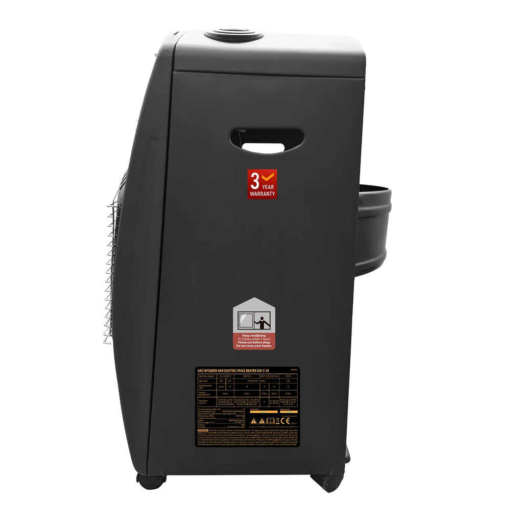 Incalzitor mixt gaz propan-butan & cuart infrarosu GIH 5-30, 5,7 kW Denzel 9649037 - imaginea 3