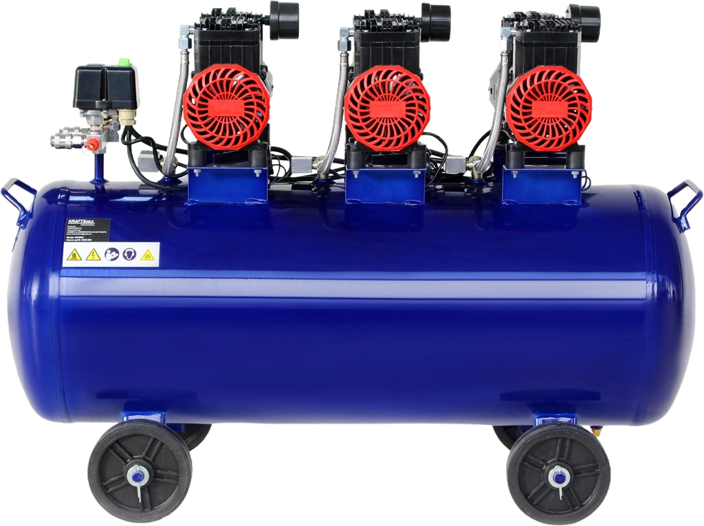 Compresor Aer Fara Ulei 100L, 3 X 1500W , 660l/m , Kraft&Dele KD4094