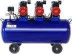 Compresor Aer Fara Ulei 100L, 3 X 1500W , 660l/m , Kraft&Dele KD4094