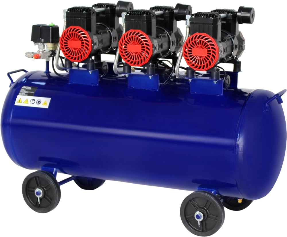 Compresor Aer Fara Ulei 100L, 3 X 1500W , 660l/m , Kraft&Dele KD4094