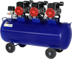 Compresor Aer Fara Ulei 100L, 3 X 1500W , 660l/m , Kraft&Dele KD4094