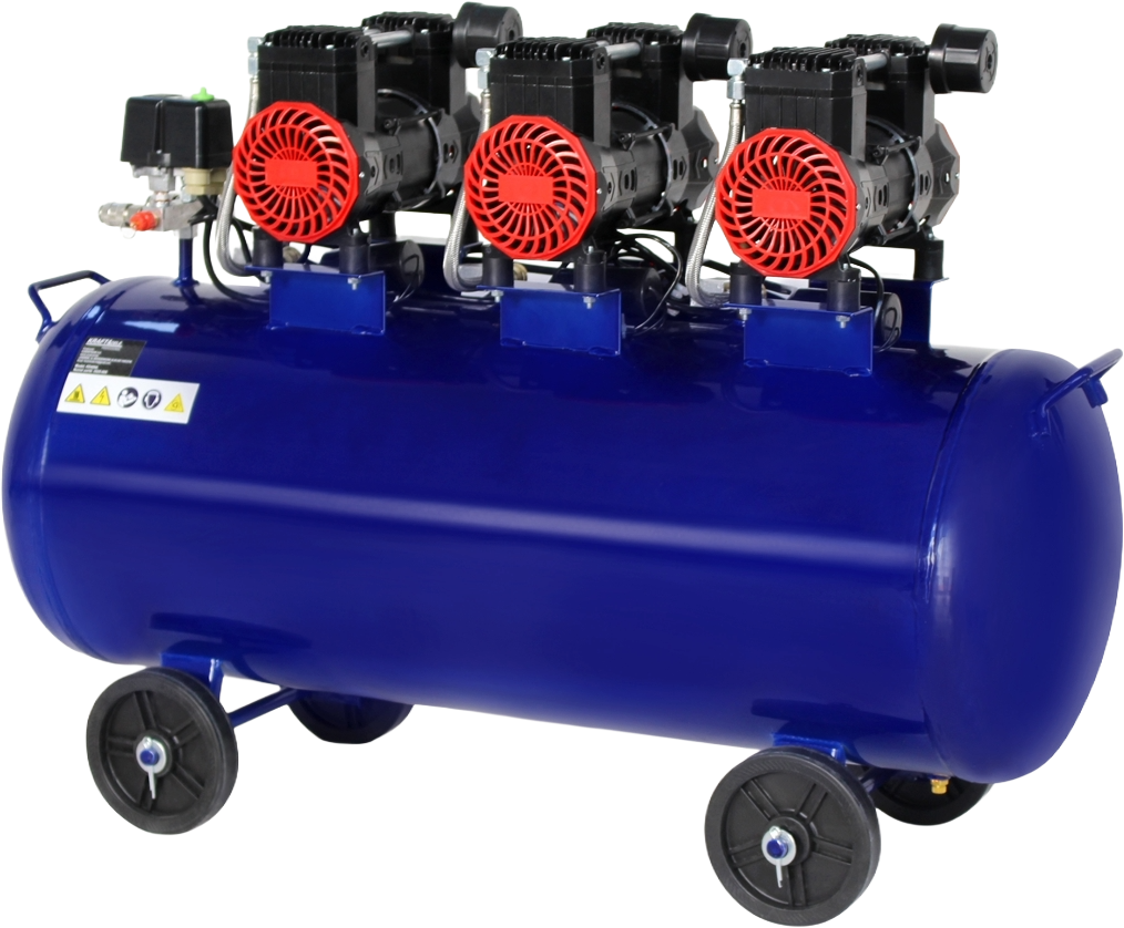 Compresor Aer Fara Ulei 100L, 3 X 1500W , 660l/m , Kraft&Dele KD4094