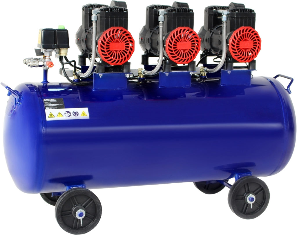 Compresor Aer Fara Ulei 100L, 3 X 1500W , 660l/m , Kraft&Dele KD4094