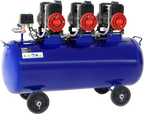 Compresor Aer Fara Ulei 100L, 3 X 1500W , 660l/m , Kraft&Dele KD4094