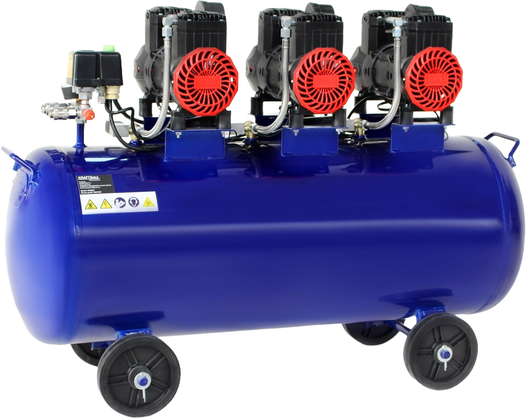 Compresor Aer Fara Ulei 100L, 3 X 1500W , 660l/m , Kraft&Dele KD4094