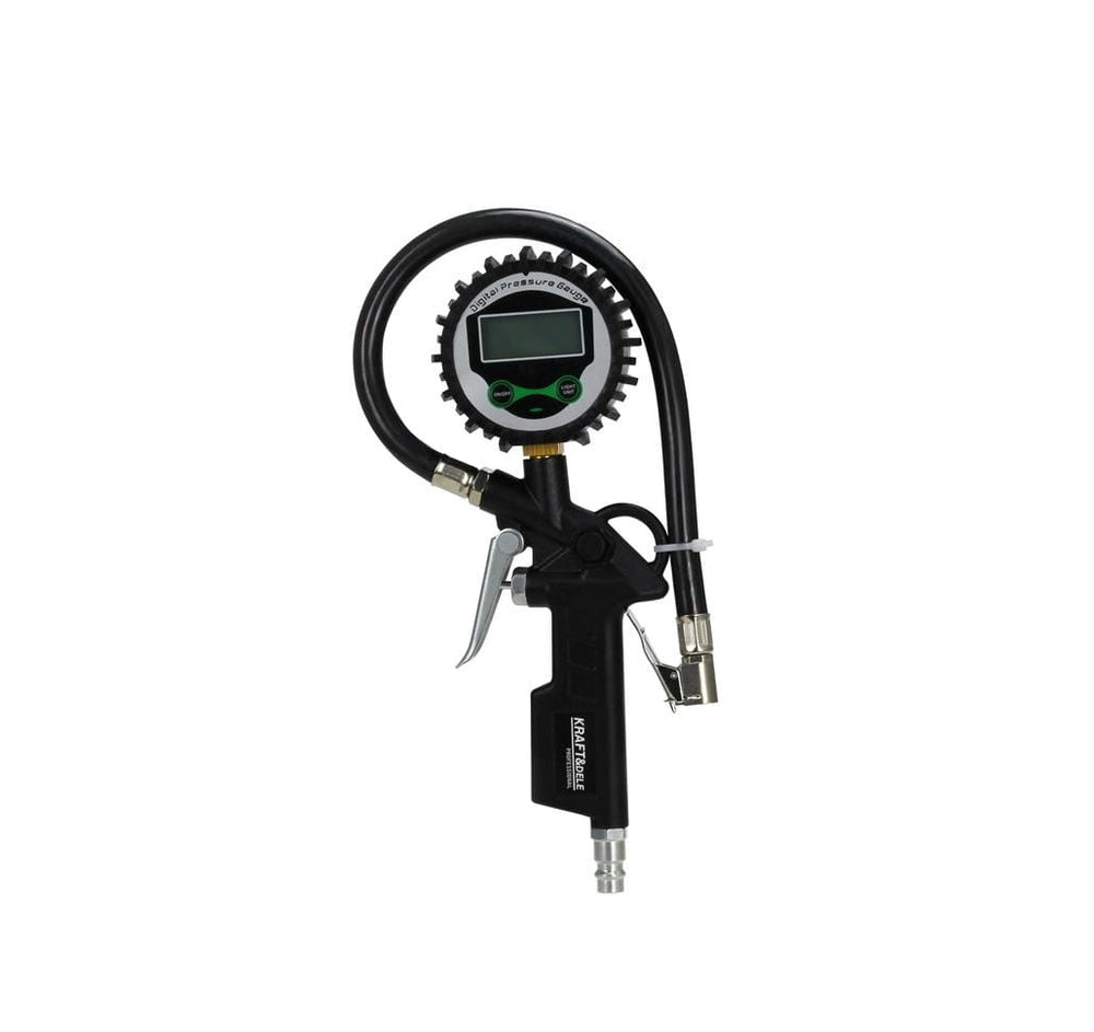 Pistol de umflat roti cu furtun si manometru LCD , Kraft&Dele KD2122