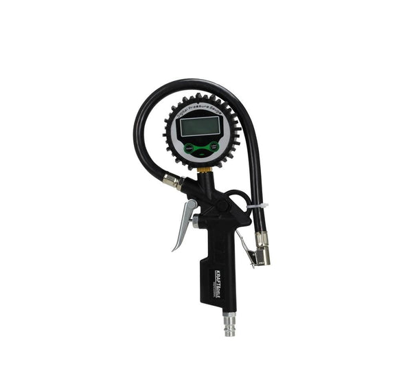 Pistol de umflat roti cu furtun si manometru LCD , Kraft&Dele KD2122