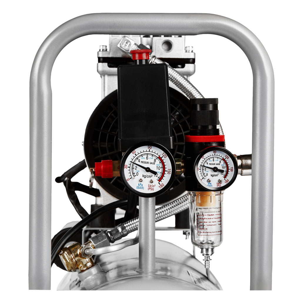 Compresor fara ulei silentios , 24L / 1200W x 1 ,220/m , Kraft&Dele KD1395 - imaginea 2