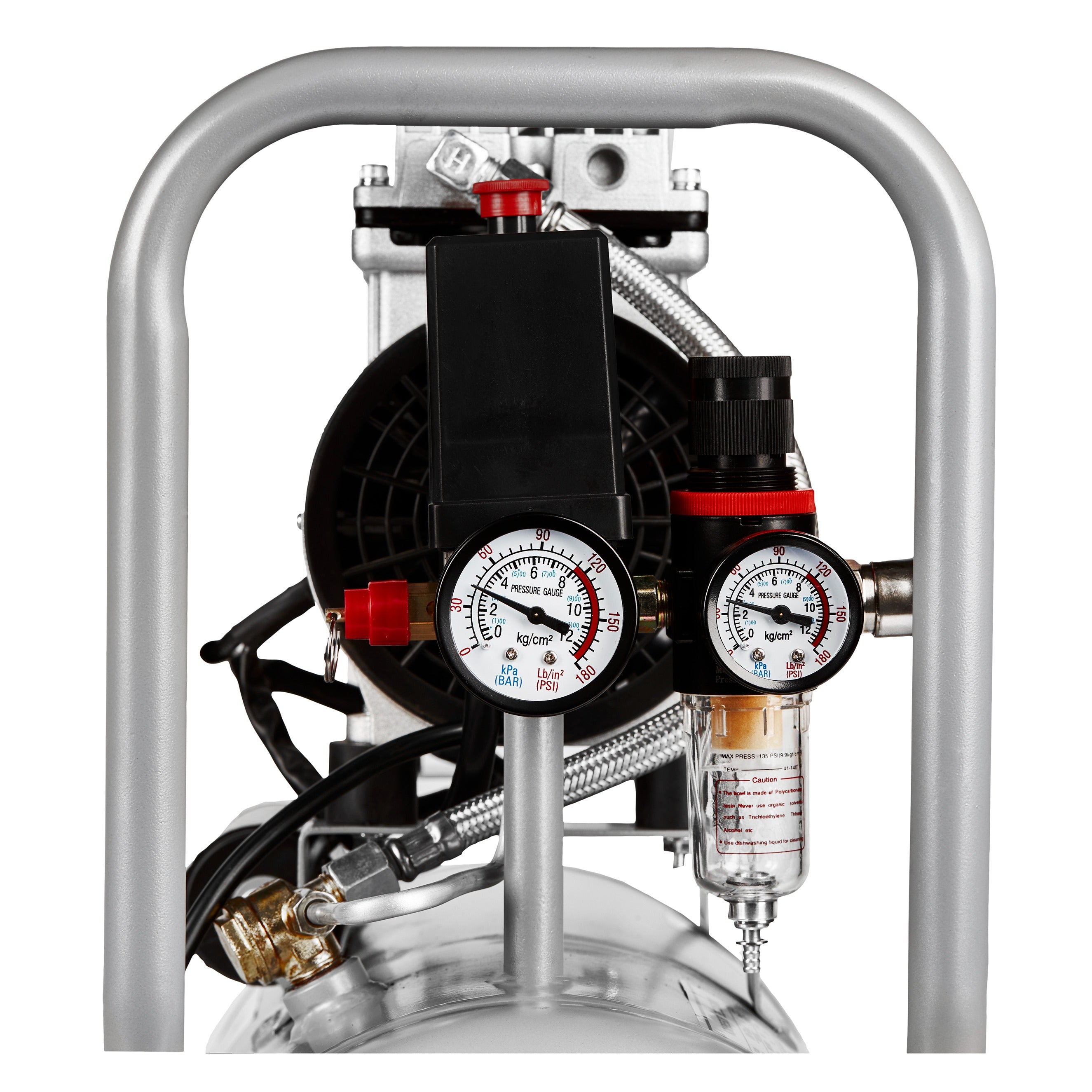Compresor fara ulei silentios , 24L / 1200W x 1 ,220/m , Kraft&Dele KD1395 - imaginea 2
