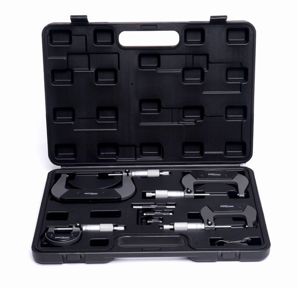 Set micrometru mecanic 0-100mm 8piese , Kraft&Dele KD10443