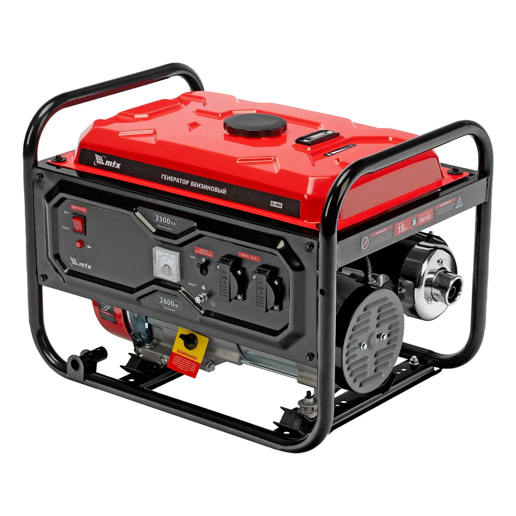 Generator pe benzina RS-4000, 3,3 kW, 230V, pornire manuala// MTX 946115 - imaginea 3