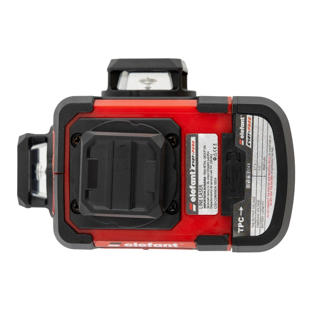 Nivela laser 16linii, 360, verde, accesorii , trepied 2x1.6ah E4DT-PY02 , Elefant 15381 - imaginea 5