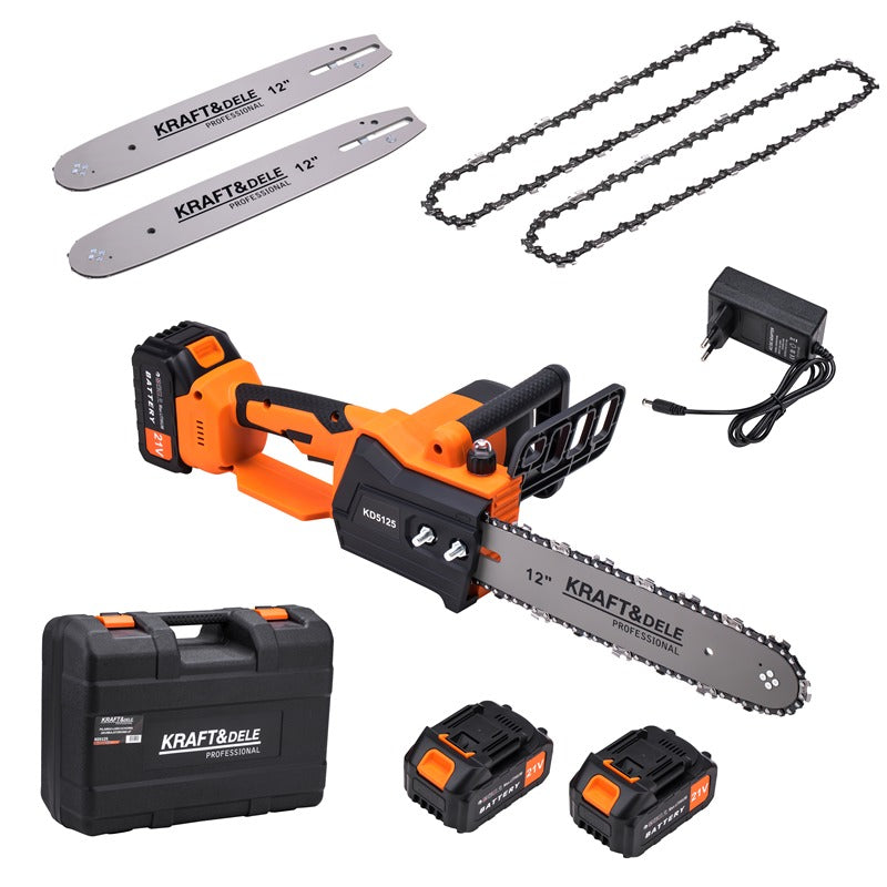 Fierastrau pe Acumulator 2x21V 4Ah + Accesorii , Kraft&Dele KD5125