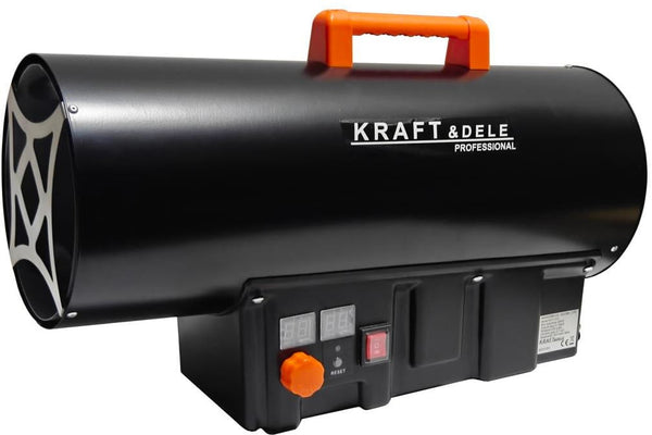 Tun de caldura pe gaz 40kw ,display temperatura programabil, cu reductor si roti inclus, Kraft&Dele KD11701