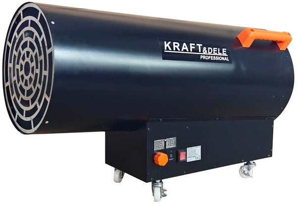 Tun de caldura pe gaz 100kw ,display temperatura programabil, cu reductor si roti incluse, Kraft&Dele KD11707