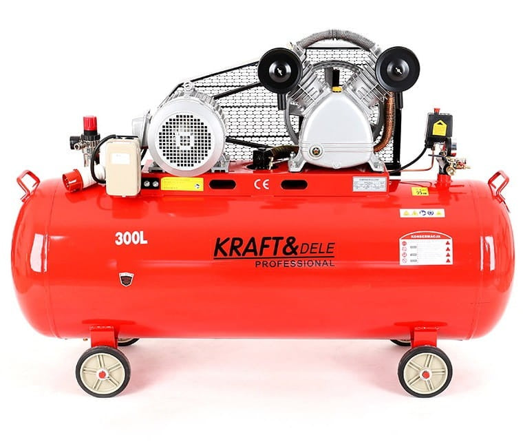 Compresor aer 2 pistoane , 300L , Kraft&Dele KD1410