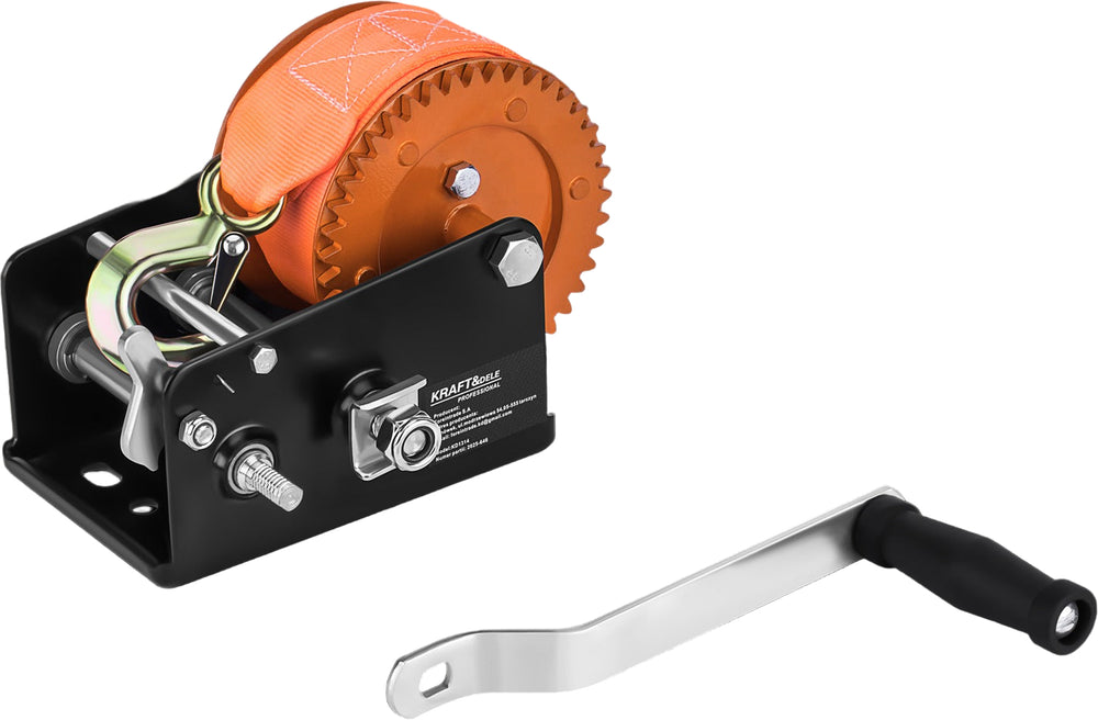 Troliu cu cablu manual troliu 1134kg, 10m , Kraft&Dele KD1314