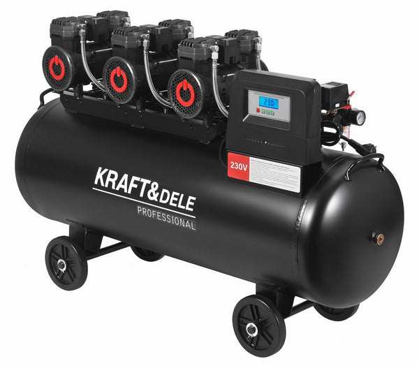 Compresor fara ulei silentios monofazat modulebox inteligent 200L / 2200W x 3,750l/m ,Kraft&Dele KD4084