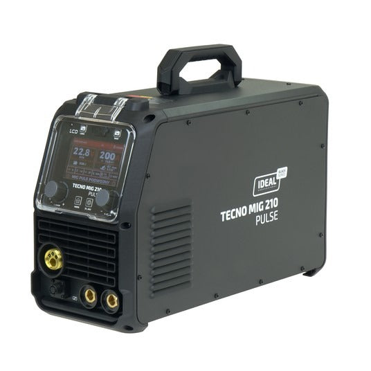 Aparat de Sudura Invertor MIG/MAG Synergic Puls 210A LCD TECNO MIG Seria Neagră 4x4 TMIG210PV2