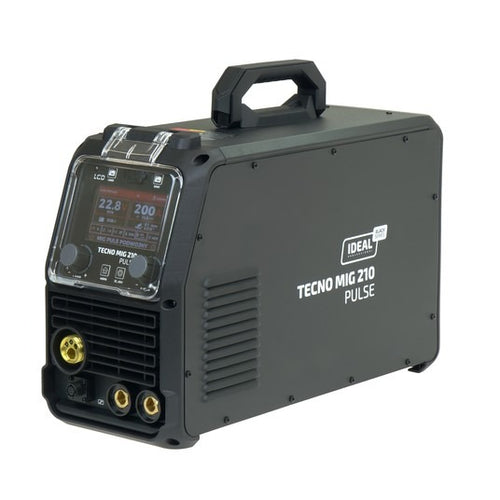 Aparat de Sudura Invertor MIG/MAG Synergic Puls 210A LCD TECNO MIG Seria Neagră 4x4 TMIG210PV2