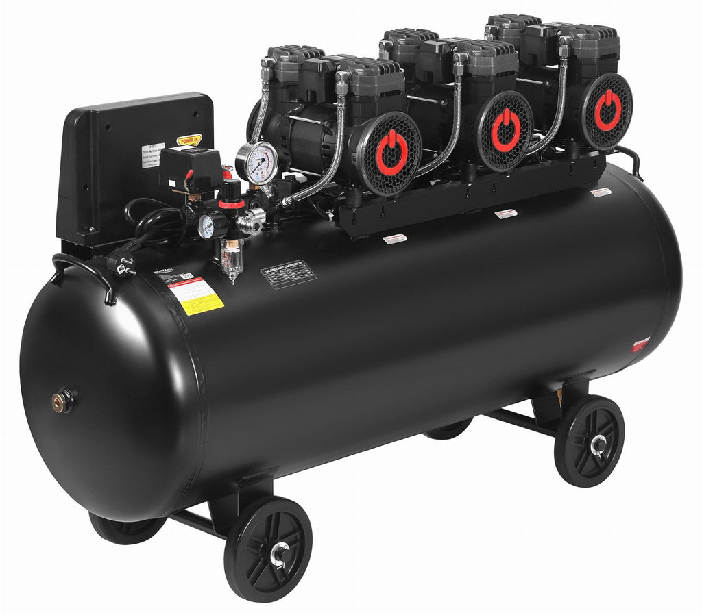 Compresor fara ulei silentios monofazat modulebox inteligent 200L / 2200W x 3,750l/m ,Kraft&Dele KD4084
