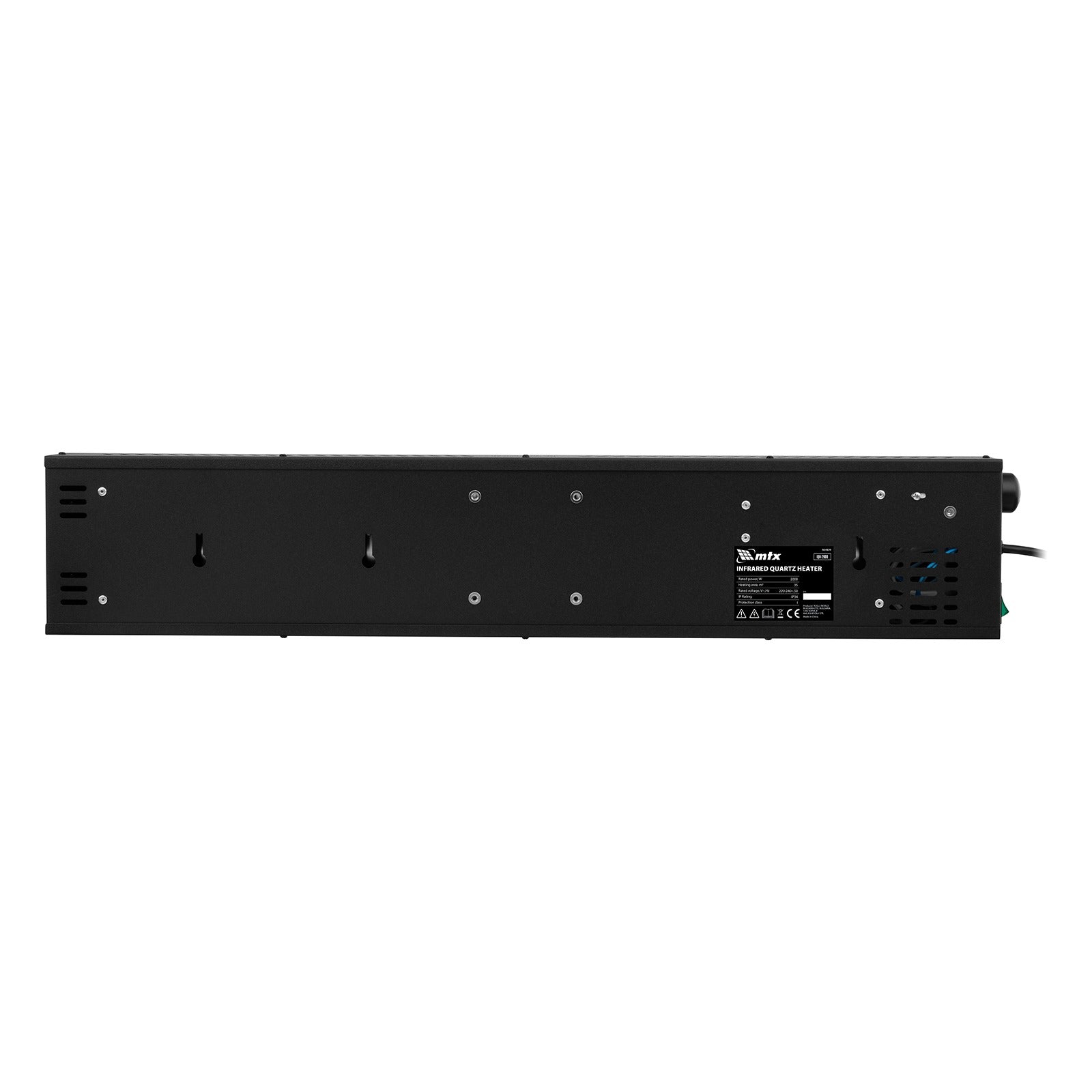 Radiator quart IQH-2000, 230V, 2000W MTX 964639 - imaginea 3