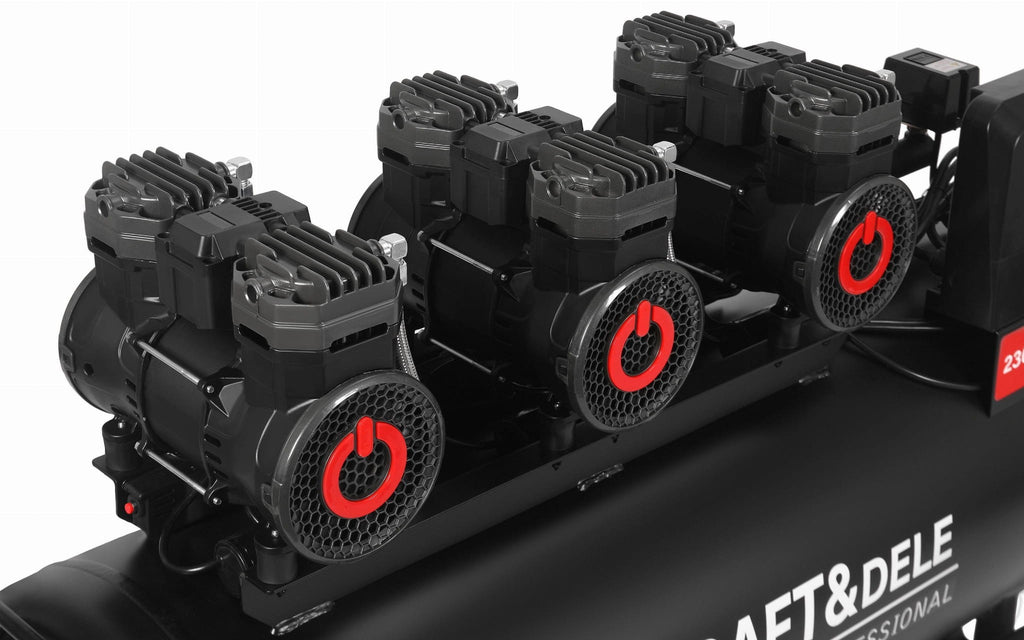 Compresor fara ulei silentios monofazat modulebox inteligent 200L / 2200W x 3,750l/m ,Kraft&Dele KD4084 - imaginea 6