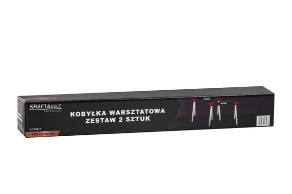 Capra de Lucru Pliabila Set 2 Bucati - Max 1000KG , Kraft&Dele KD11875